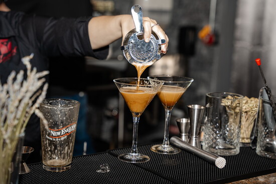 The cocktails at Social Lounge are handcrafted.