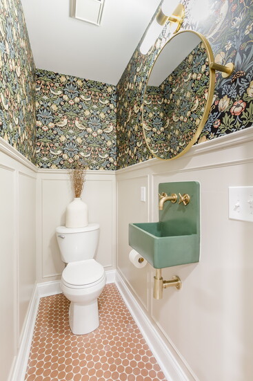 The goal was to make the bathrooms in the home different but cohesive. —Cedar + Deed 