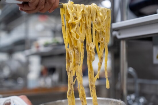 Tagliatelle al Tartufo with Black Truffle Butter