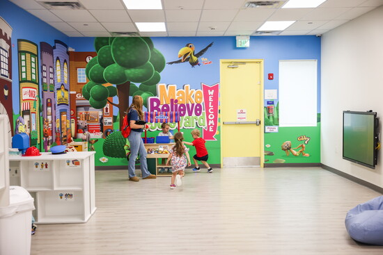 Discovering in the making space by building, creating, and exploring new ideas.