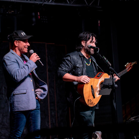 Dr. Rochlen with Bob Schneider