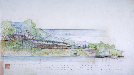 Courtesy of the Frank Lloyd Wright Foundation Archives (The Museum of Modern Art | Avery Architectural & Fine Arts Library, Columbia University, New York). All