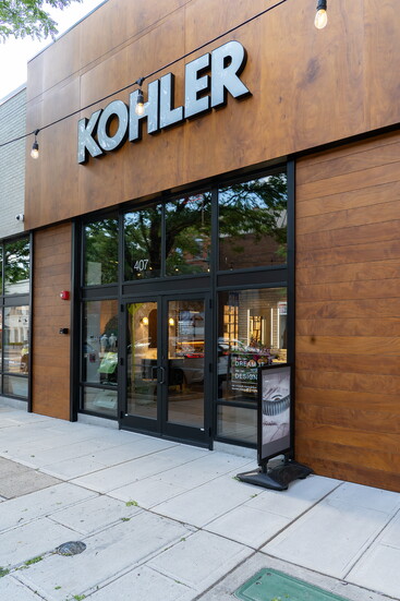 The exterior of the Summit Kohler store. 