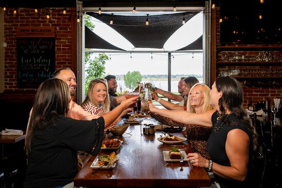 Celebrating community and good times: The Hearth is elated to be downtown Windsor’s favorite gathering place.
