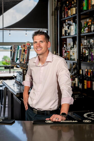 Daniel Kostrewa, proud owner of The Hearth Restaurant & Pub.