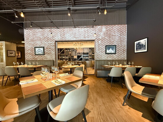 Owners Zachary and Hannah Schilleci renovated the restaurant’s new space on Research Forest to convey a warm, welcoming vibe.