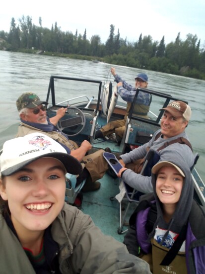 Making three generations of Alaskan memories.