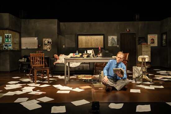 Scott Shepherd in the production of Gatz, which will be presented in March 2026 at the Power Center. Photo by Joan Marcus.