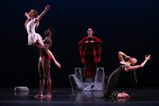 Lloyd Knight with Marzia Memoli in Martha Graham’s Cave of the Heart, one of three programs the company will bring in January 2026. Melissa Sherwood.