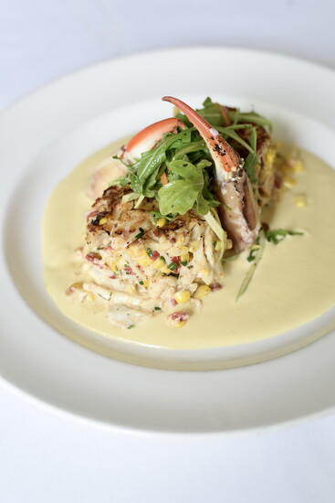 Brennan's of Houston, Crab Cake. Photo by Kimberly Park