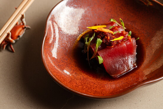 Koyo Hand Roll Bar, Crudos. Photo by Becca Wright