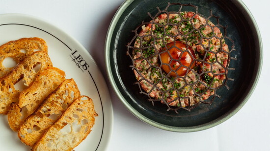 Leo's River Oaks, Steak Tartare. Photo by Brian Kennedy