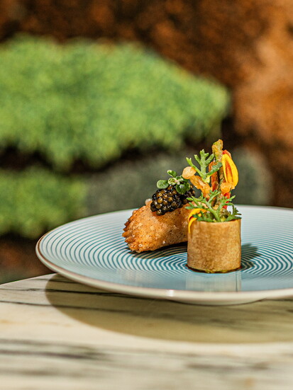 March, Lounge Snacks: Vinha D'alhos and Peixinhos Da Horta. Photo courtesy of March