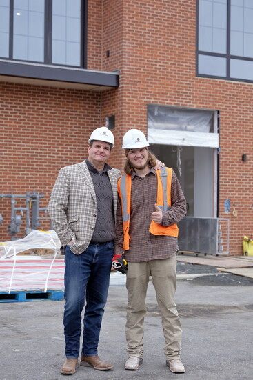 Wayne Goddard and his son Carter Goddard at The Standard on Bond. Photo Credit: Kerry Paradis Photography