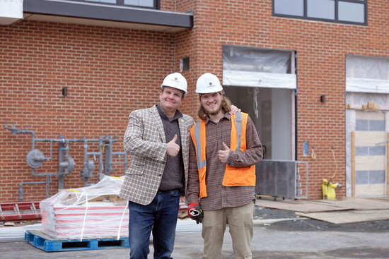 Wayne Goddard and his son Carter Goddard at The Standard on Bond. Photo Credit: Kerry Paradis Photography 