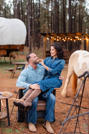 Tyler Stuart and his wife Carolina