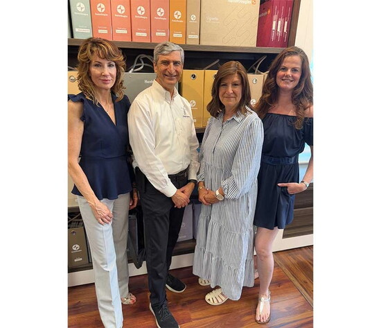 Pictured left to right: Ellee Nolan, Elliot Laniado, Audrey Anzarouth, and Tara Harmon