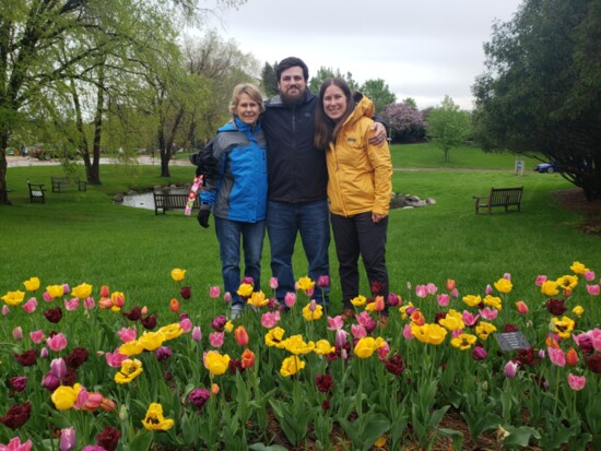 Cathy Mackenthun with Wyatt and Sophia 