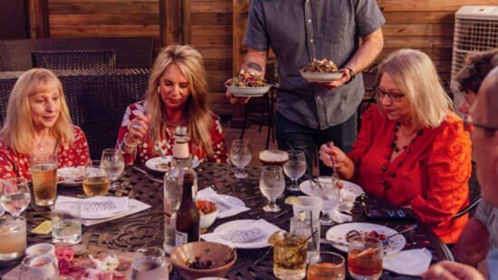 Chad Jajczyk, Owner and Executive Chef explains different dishes