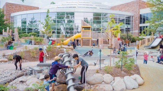 Creekside Playground at the Boulder Public Library