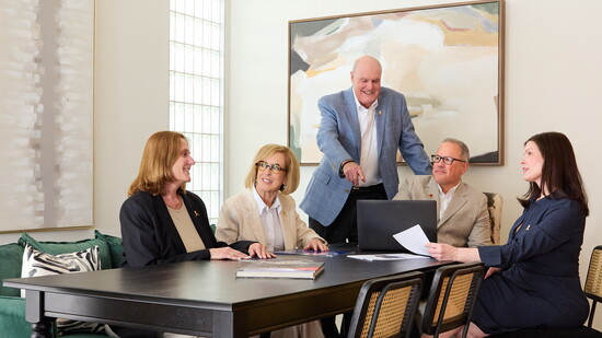 From left to right: Nancy Huddleston, Jeanne Billings, Bill Maury, Sean Blankenship (Co-Owner) and Ashley Gillihan