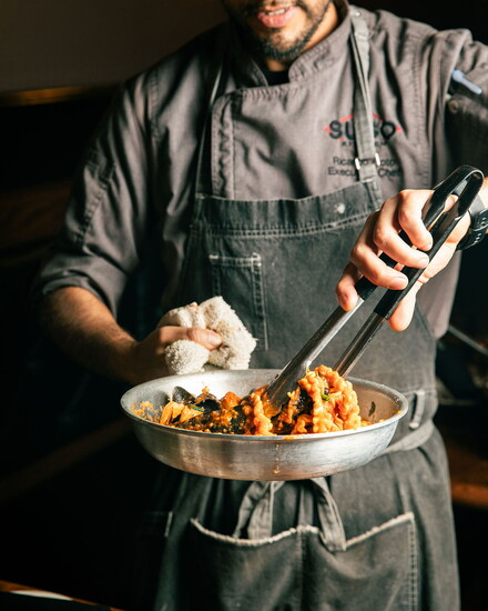 Dinner at Sugo, here and below.