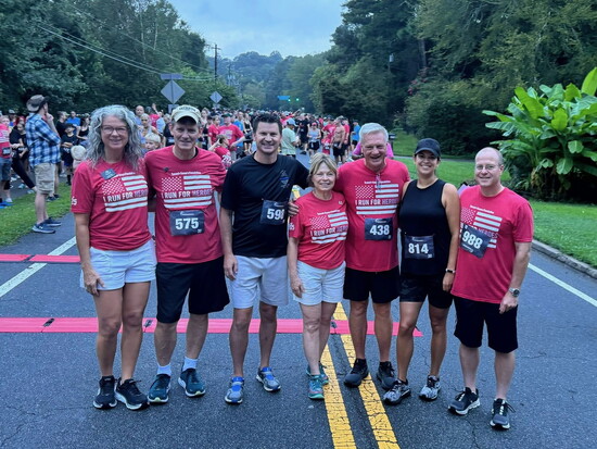 Kurt and his team supporting community at 5k