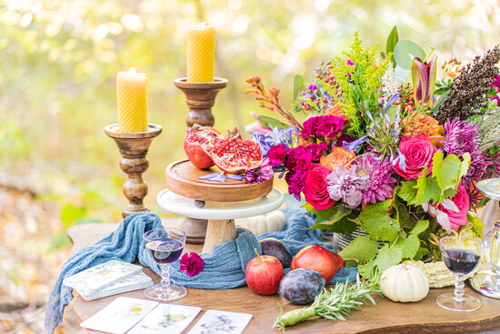 Tarot Tablescape