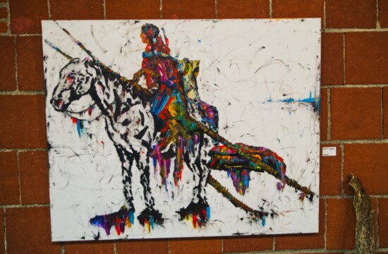 Ghost Horse, a painting by Josh Stout.