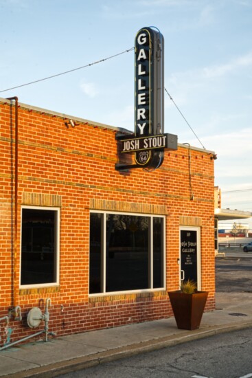 Josh Stout Gallery is housed in a 120-year-old building.