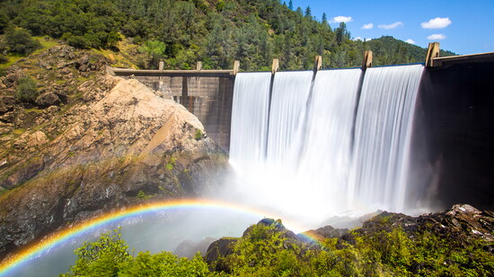 Falls at Lake Clementine, courtesy Visit Placer