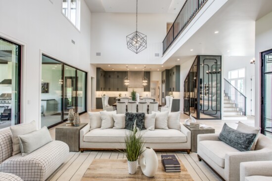 A gorgeous living room to relax in with family and friends.