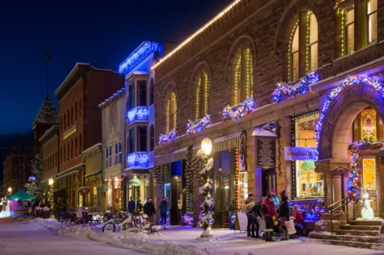 Downtown Telluride is charming, in any season.