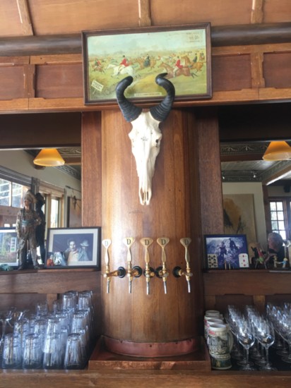 The bar at Dunton Hot Springs