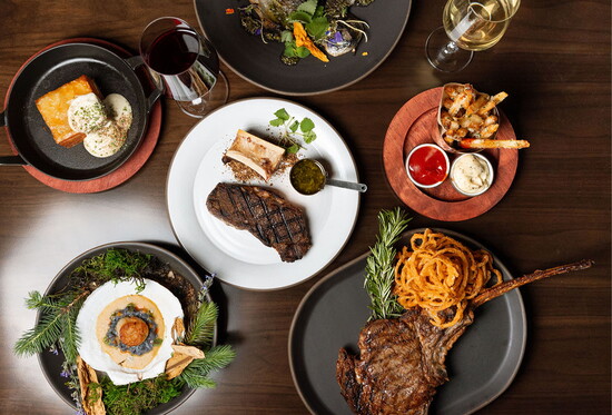 Dishes from Steadfire Chophouse