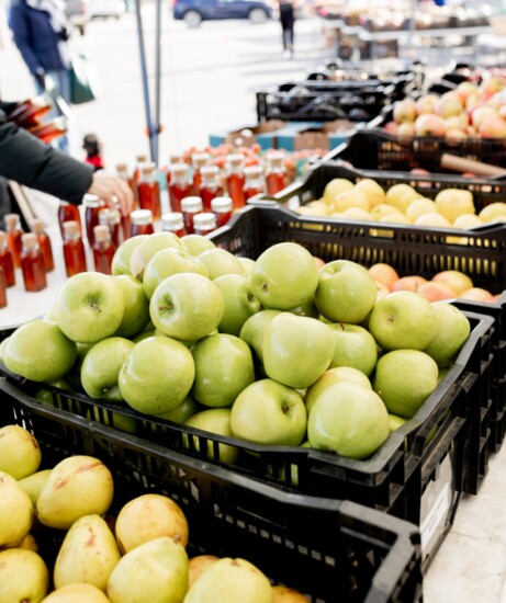 fresh produce available at the Denville Farmer's Market 