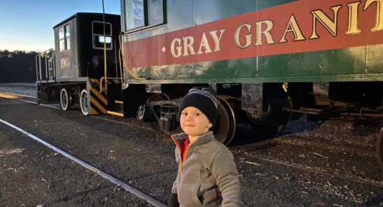 The Gray Granite Railroad at Cavanna Farms. 