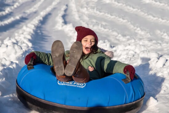 Enjoy Snow Island Snow Tubing at Lake Lanier Islands.