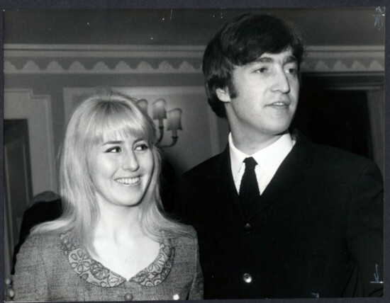 John Lennon with then-wife, Cynthia. (Photo: Uncredited)