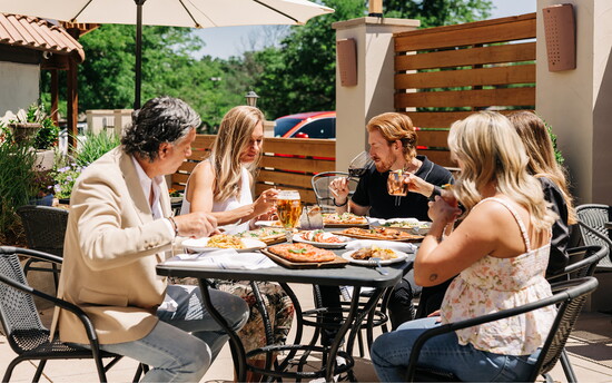Gather around Pelligrini's patio table for true connection, great food, and a taste of the Adriatic coast.