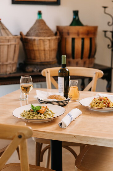 Enjoy fresh, sun-drenched Puglian flavors paired perfectly with regional Italian wines and craft cocktails.