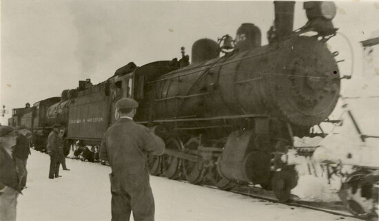 Colorado & Southern steam train. The C&S owned and operated the Windsor Depot for many years. 
