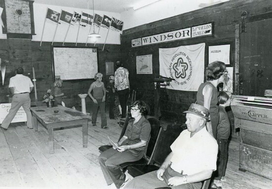 Visitors exploring the freight room of the Windsor Depot during it’s time as a museum operated by the Windsor-Severance Historical Society. 