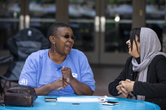 Angie Smith at World Refugee Day Boise