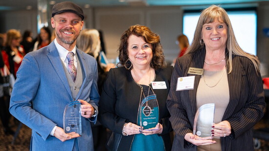 Left to right: Beau Jackson, Sonya Ware-Meguire, Pam McNealy Powell
