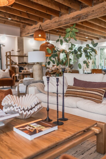 Layers of furniture, art and décor reflect Summer House's approach to Hill Country interiors.