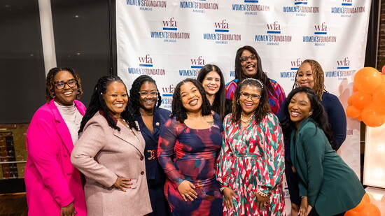 The most recent cohort of Women's Economic Mobility Hub graduates