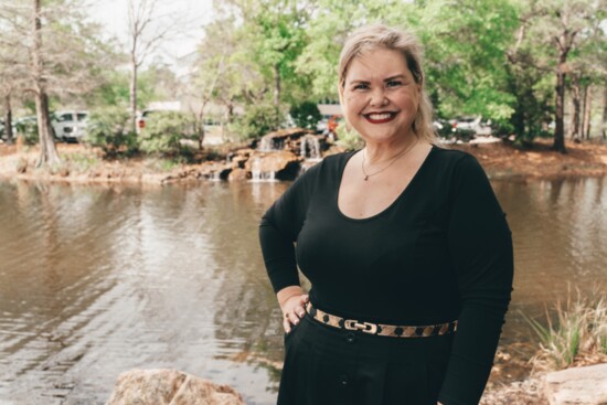 Elizabeth Eddins, formerly of KBMT Channel 12 in Beaumont and the Beaumont Convention and Visitors Bureau, and now Executive Director at Visit The Woodlands.