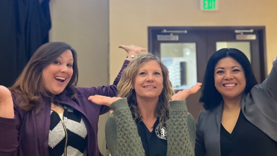 Marisa McCarter, Christina Cernansky, and Virginia Holmgren