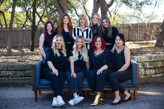 Blue Door Salon, located at 11905 FM 2244.